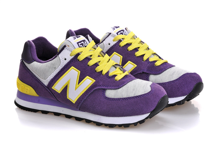 Chaussure New Balance Running 574 Violet Femme Pas Cher